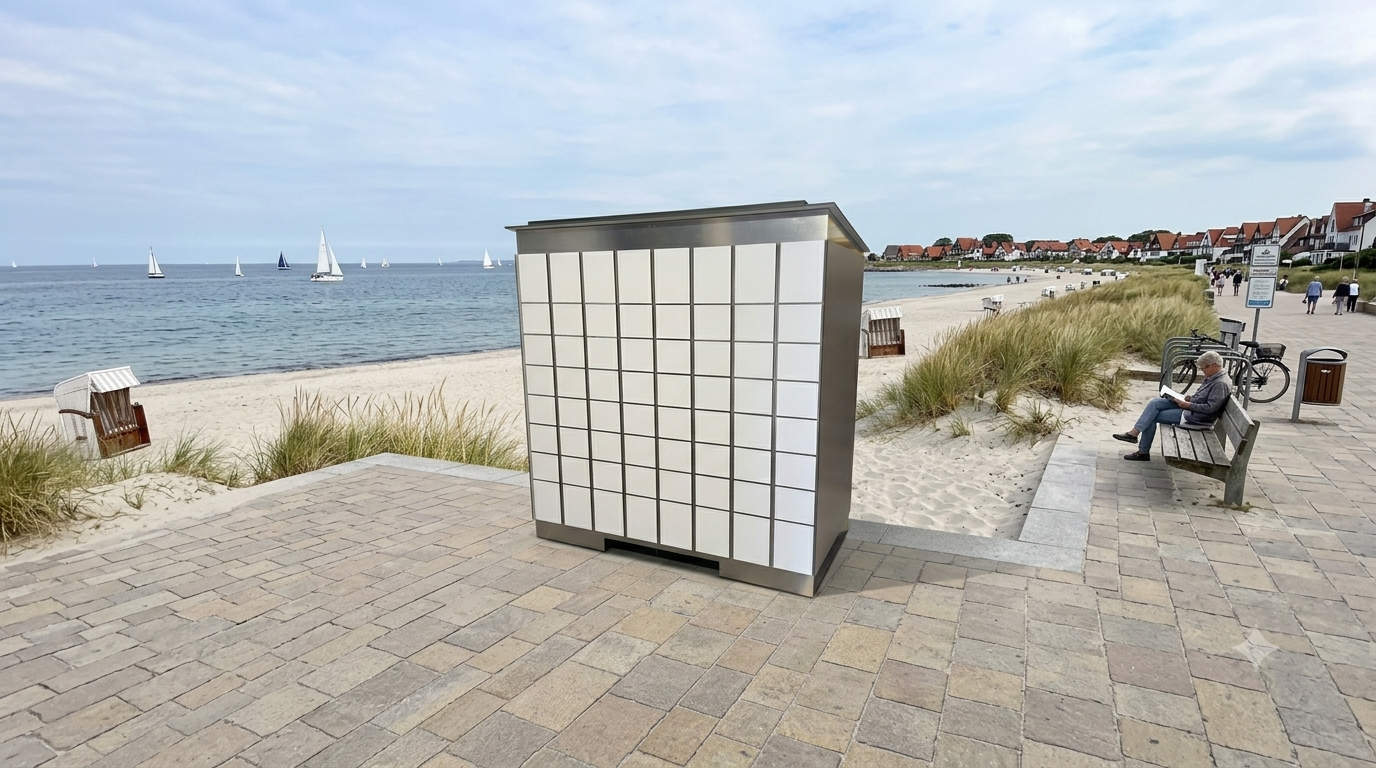 Binzer Bucht: Strandkorbverleih ohne Personal vor Ort